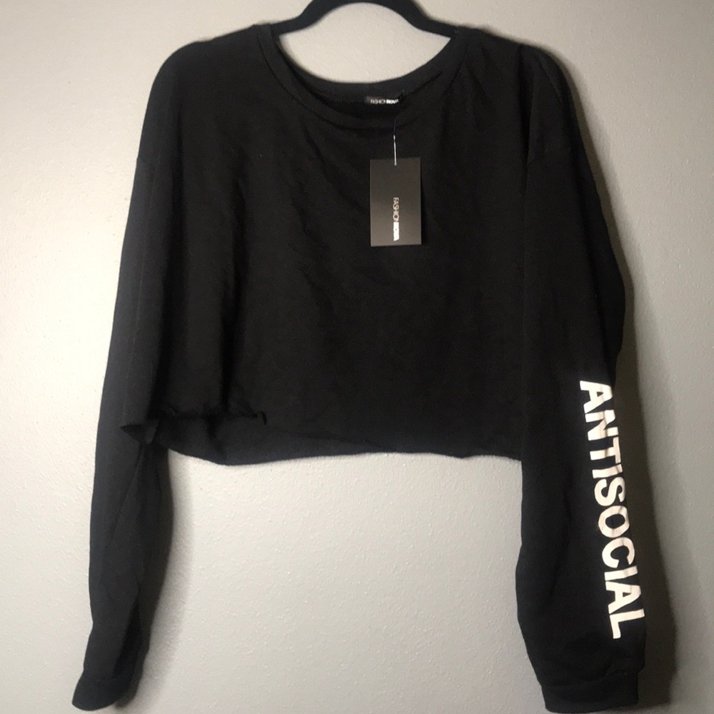 Antisocial crop top